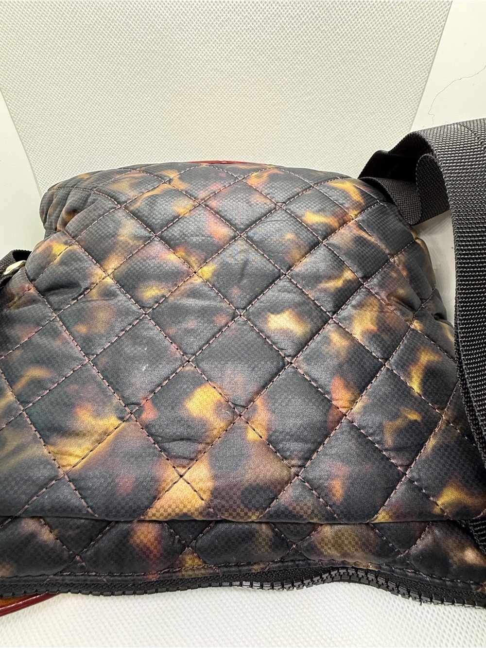 MZ WALLACE Metro Flat Crossbody Bag in Tortoise - Picture 5 of 8